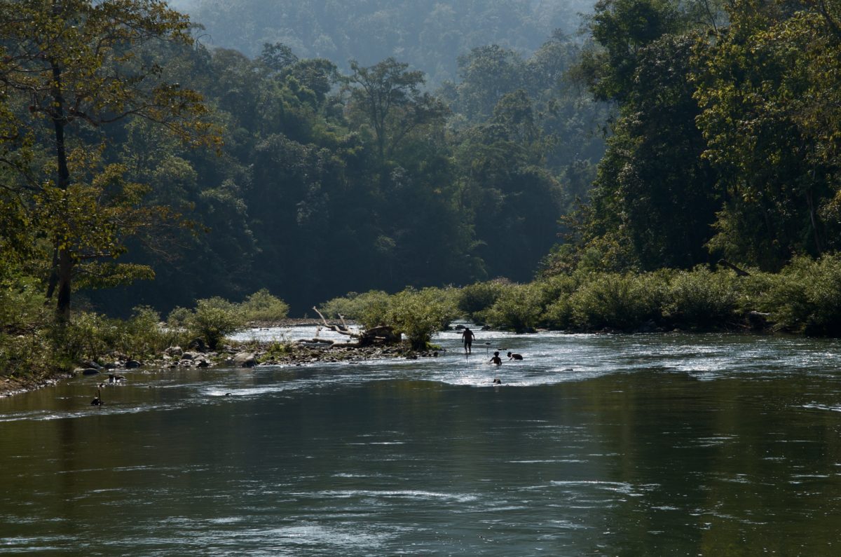 A stretch of the Salween River